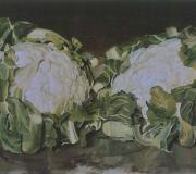 DÚAS COLIFLORES - Óleo sobre tela, 18 x 24 cm