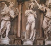 BAUTISMO DE JESÚS - Óleo sobre tela, 81 x 116 cm