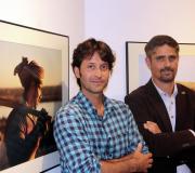 Eloy Taboada (esquerda) e Juan Luis Montero, fotógrafo e arqueólogo