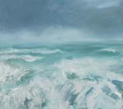 Tormenta 140 x 150 cm. Acrílico sobre lienzo