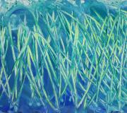 Algas 60 x 103 cm. Acrílico sobre lienzo