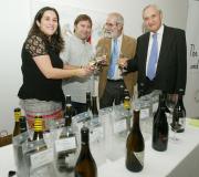 Pazos, Montoto, el periodista Paco Rivera e Ónega.