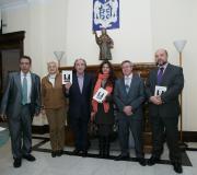 Araguas, Nistal,Irigoyen, Vilela, Jiménez e Basilio, instantes antes da presentación