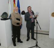 Azar e Jiménez no acto de inauguración