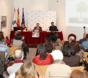Pena, Jiménez e Pichel, con público.