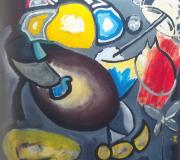 EL CONDE DUQUE DE OLIVARES. Acrílico-Lienzo. 80 x 65 cm.