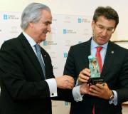 Núñez Feijóo recibe en nombre de la Xunta el el Máster de Oro del Real Fórum de Alta Dirección