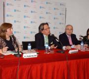 Falcón, Josemi, Ónega e Ballarín na mesa redonda hoxe