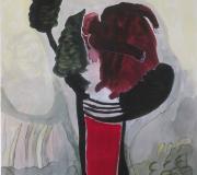 Simeón O Estilita, 2012. Acuarela, 70 x 50 cm.