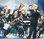 O CONCERTO, óleo/lenzo 89 X 116 cm. (2009)