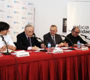 Piñeiro,Ónega, Cabaleiro e de Toro na presentación