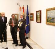 Cabrera, Ortiz e Jiménez na inauguración, cunha marina no primeiro plano