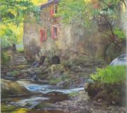 O MOLINO, óleo sobre lenzo 46 x 38 cm.