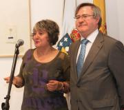 Ramón Jiménez e Pilar Pérez Abilleira na presentación