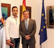 Barandela e Jiménez tras a inauguración