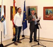 Abel Barandela e Ramón Jiménez na inauguración.