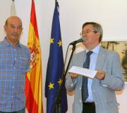 Casal e Jiménez no acto de inauguración da muestra
