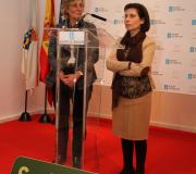Ana Rodríguez Barrena e Mari Espiñeira en sus intervenciones