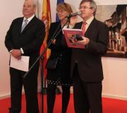 Sánchez Ocaña, Alicia Antón e Ramón Jiménez na  presentación