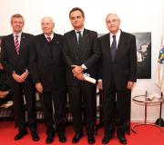 O embaixador de Portugal en España, Francisco Ribeiro de Menezes, distinguido pola Xunta de Galicia en Madrid.