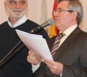 Lafuente e Jiménez no acto de inauguración