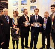 Un momento da presenza do presidente en Fitur.