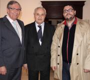 Rguez. Andina, ex alcalde de Ribadeo, Ónega e Rguez. Maseda