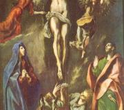 LA CRUCIFIXIÓN  (1600), de El Greco