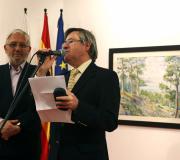 Camarero y Jiménez no acto de inauguración da mostra