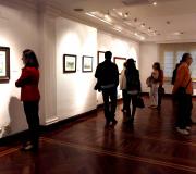 Sala L da exposición do artista coruñés Miguel Ángel Camarero.