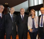 Lema Devesa, Romay Beccaría, Ónega, García-Señoráns e Lage.