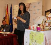 Pepa Martín nun momento da conferencia.