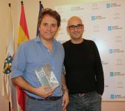 Domingo Villar, que acudiu á presentación, con Francisco Castro.