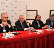 Lema, Ónega, Veiga e Orge na mesa redonda.