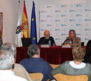 Conferencia de Xosé Azar con Ramón Jiménez (vista posterior).