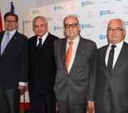 Fontecilla, Ónega, Troncoso e Cadenas, de esquerda a dereita.