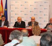 Fontecilla, Ónega, Troncoso e Cadenas, con parte do público.