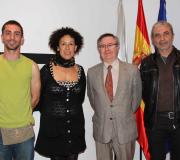 Sergio Martínez, Mercedes Castro, Ramón Jiménez e Miquel Insua (de esquerda a dereita).