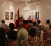 Jiménez presentando a Diz.