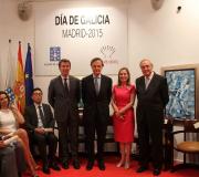 Núñez Feijóo,  o diplomático e ex Secretario de Estado Ricardo Martí Fluxá, Ana Pastor e José Ramón Ónega.