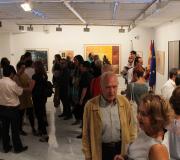Parte do público que asistiu á inauguración.