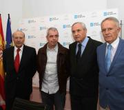 Na imaxe,  Carlos Reigosa, Afonso Eiré, José Ramón Ónega, e Francisco R. Iglesias.