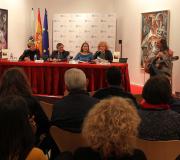 Un momento da presentación do poemario.