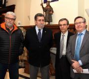 Jorge Martínez-Cava, vicepresidente da Asociación, Díaz de Bustamante, Ortiz e Jiménez.