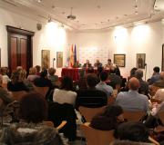 Un momento da presentación do libro de E. Feijóo.