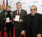 Montero Padilla, Pepa Nieto, Ramón Jiménez e Juan José Martín, de izquierda a derecha.
