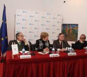 Montero Padilla, Pepa Nieto, Ramón Jiménez e Juan José Martín no acto de presentación.