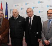 1. Álvarez Salgado, Romay Beccaría, o delegado da Xunta en Madrid Ónega López e Antonio Villalba.