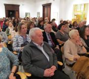 Público na presentación.