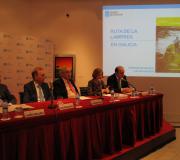 Un momento da presentación da Ruta da Lamprea.
